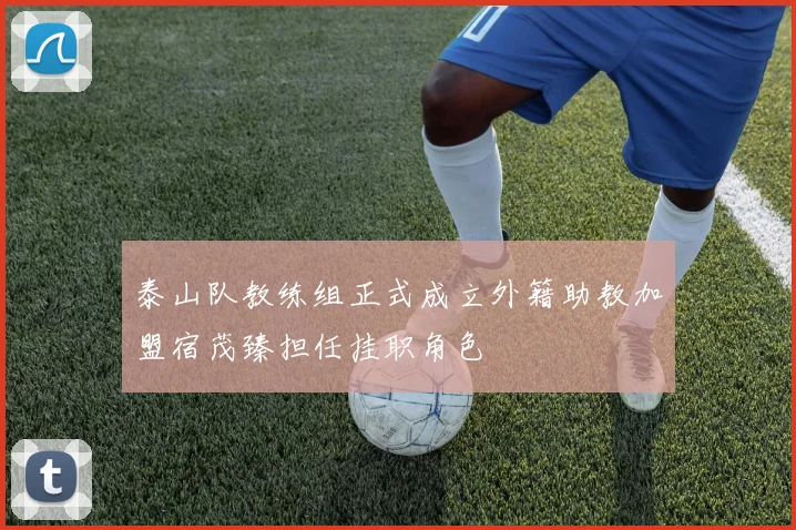 泰山队教练组正式成立外籍助教加盟宿茂臻担任挂职角色